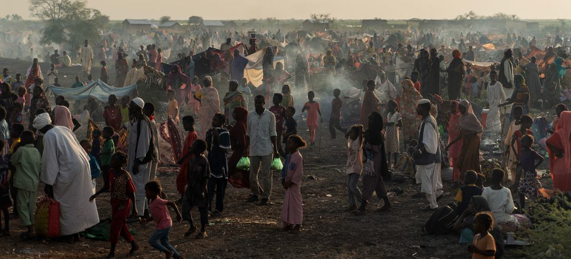 Displaced people in Sudan