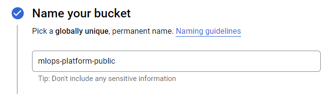 GCP bucket